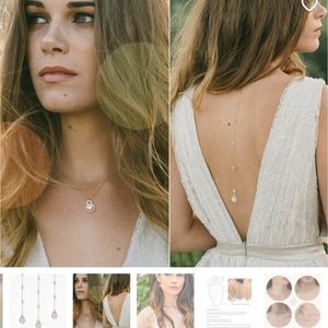 Backdrop necklace and matching earrings